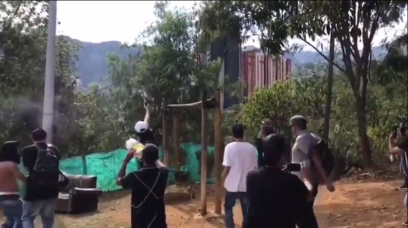 EN VIDEO: ¡Ellos mismos se grabaron! El momento de la balacera en la que sujetos de Bello despidieron a alias “El Oso” 1 video bello