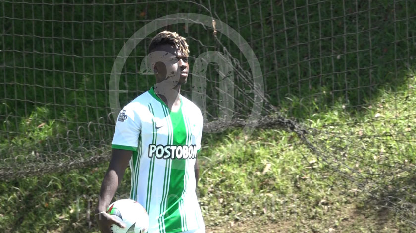 Déinner Quiñones, jugador de Atlético Nacional
