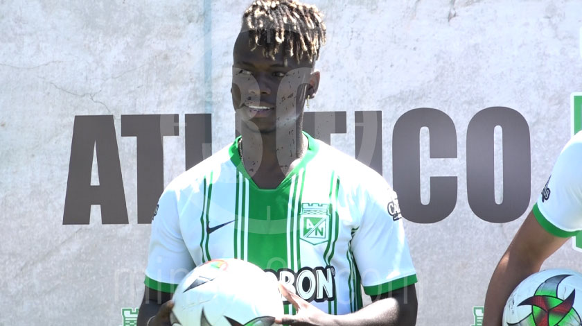 Déinner Quiñones, jugador de Atlético Nacional