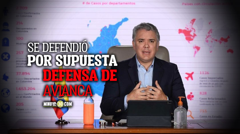 Duque aseguró que las medidas de apoyo del Gobierno son para sectores, no para empresas específicas