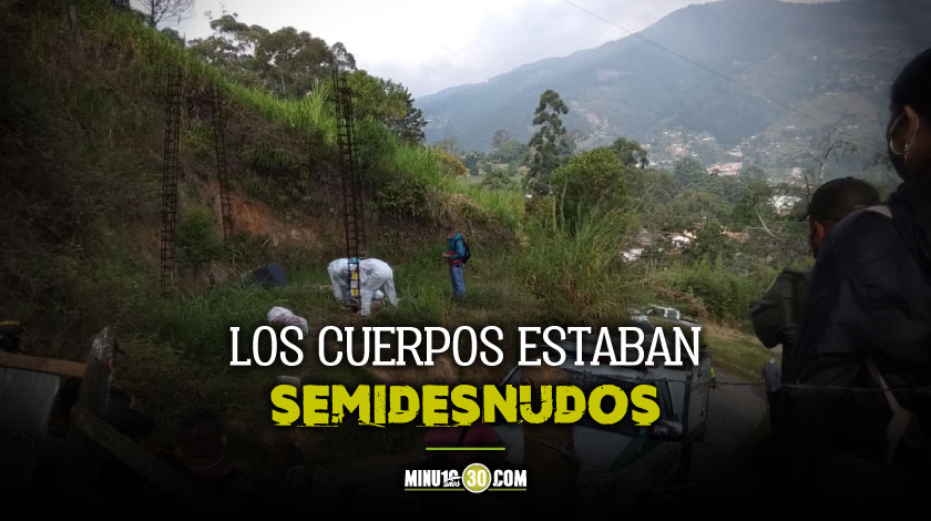 En zona boscosa de La Estrella hallaron dos cadaveres