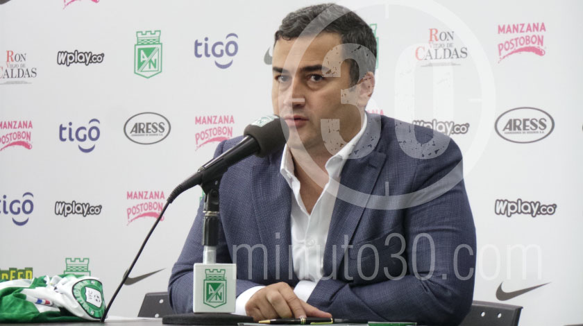Juan David Pérez, presidente de Atlético Nacional