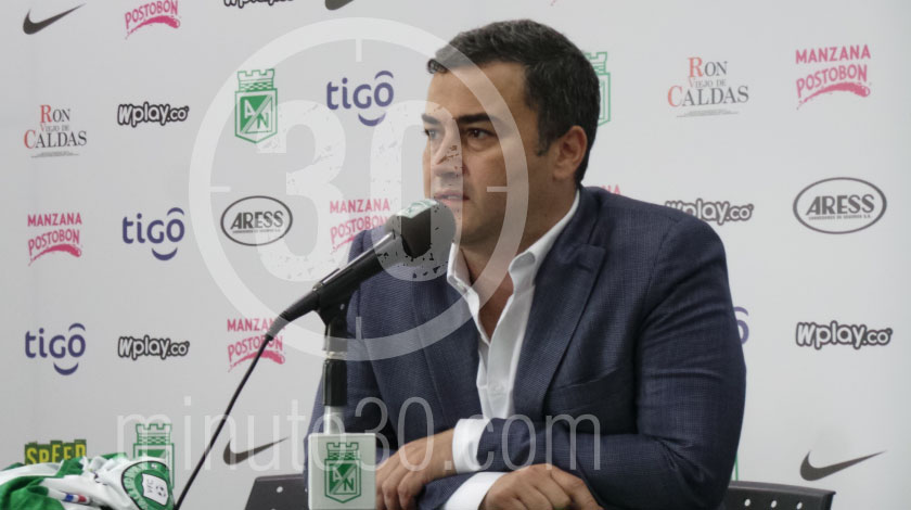 Juan David Pérez, presidente de Atlético Nacional