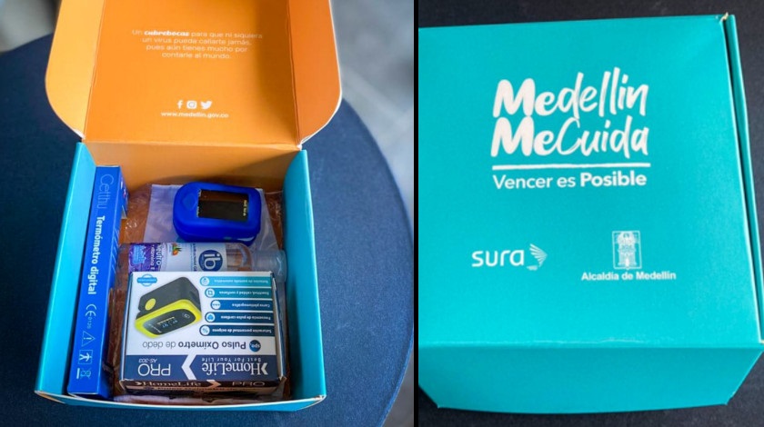 FOTOS: 100 mil hogares de Medellín recibirán equipos especializados para monitorear a pacientes con Covid-19
