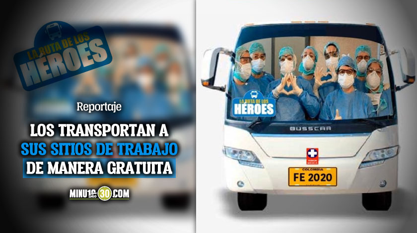 La ‘Ruta de los Héroes’ moviliza al personal de la salud en Antioquia