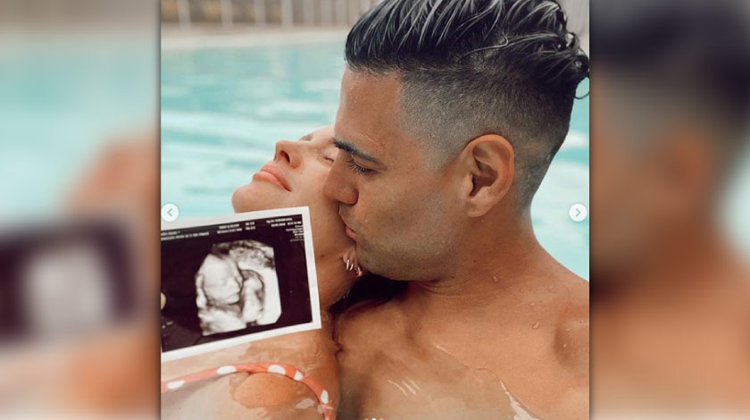 Falcao muestra en redes sociales las facciones de su hijo