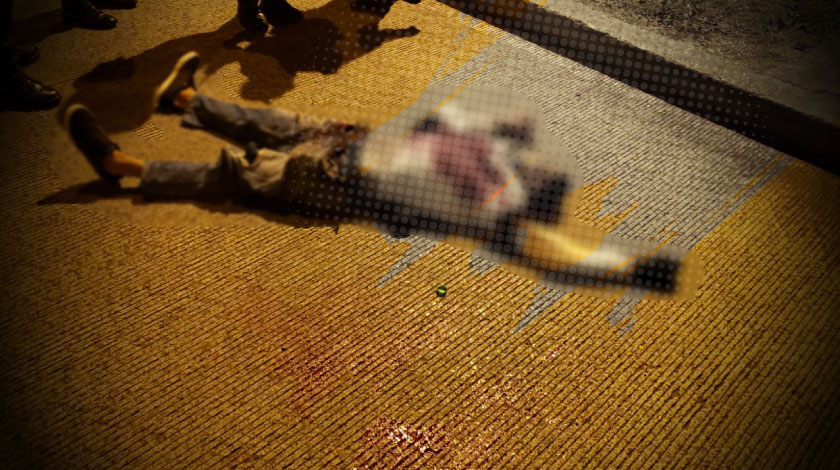 FOTO: Mataron a cuchillo a un hombre en la glorieta de la Minorista 2 homcidio en la glorieta de la minorista interior