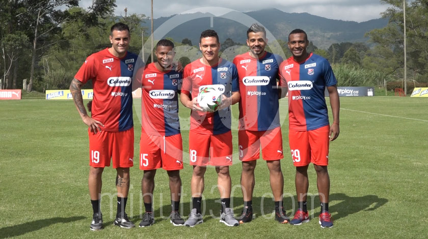 Bayron Garcés, Federico Laurito, Francisco Flores, Javier Reina, Luis Hernando Mena