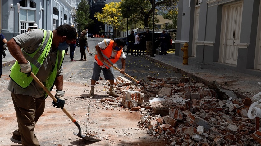 Potente temblor de 5,5 sacude a Puerto Rico