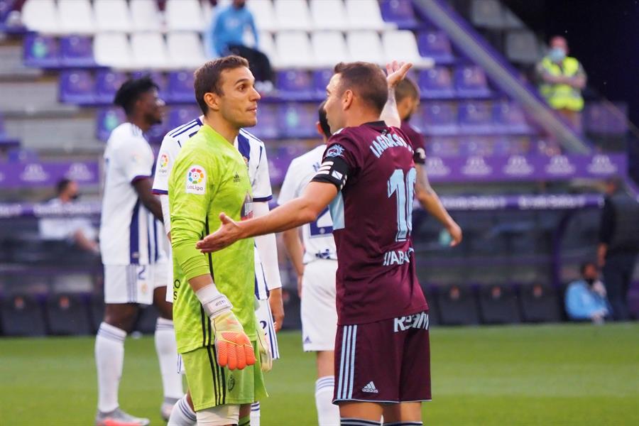 0-0. Empate sin goles en Zorrilla con un penalti detenido por Masip a Aspas