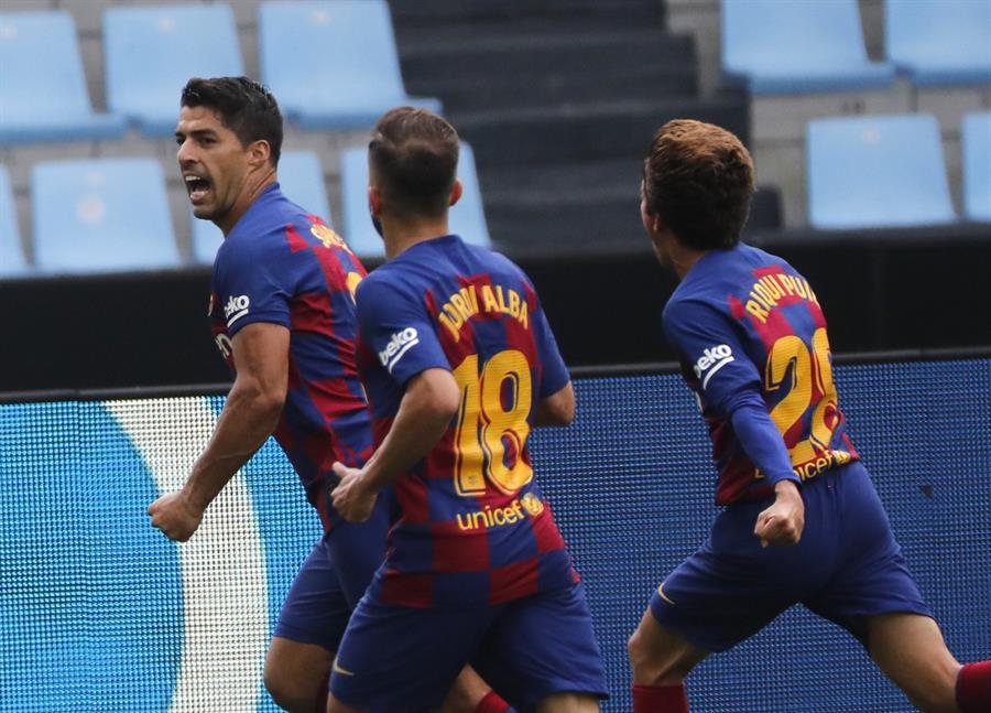Luis Suárez se reencuentra con el gol casi medio año después
