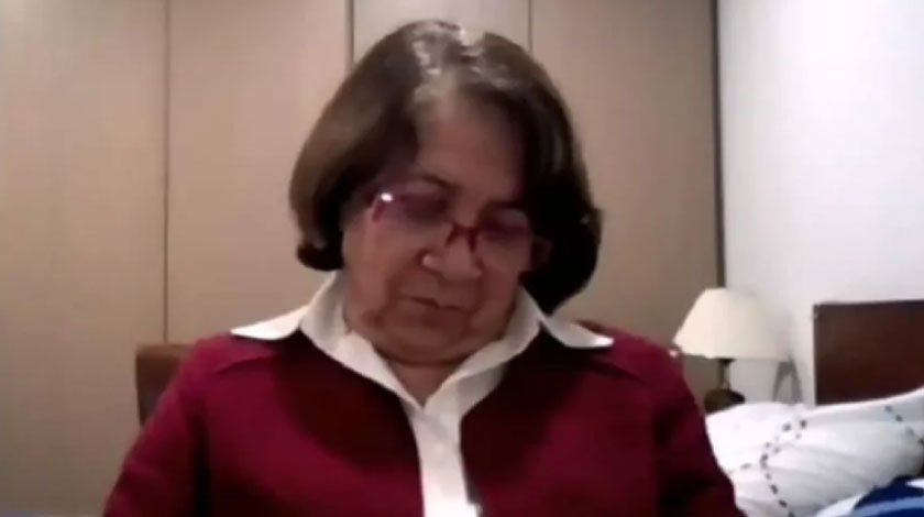 Video: ¿Se quedó dormida? Critican a Aída Avella por no responder en plena sesión del Senado