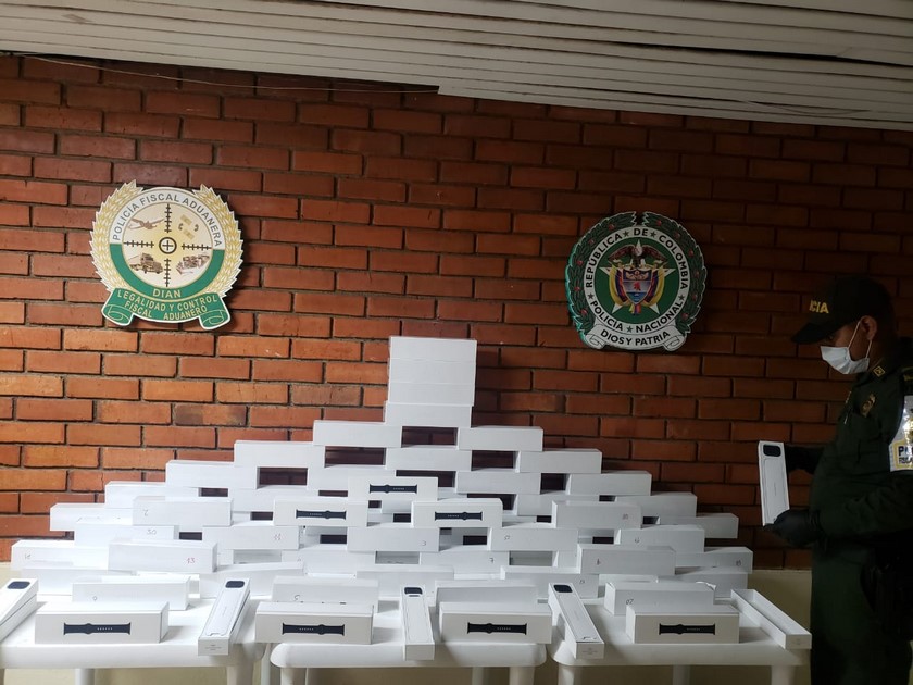 Cargamento contrabando incautadop en medellin