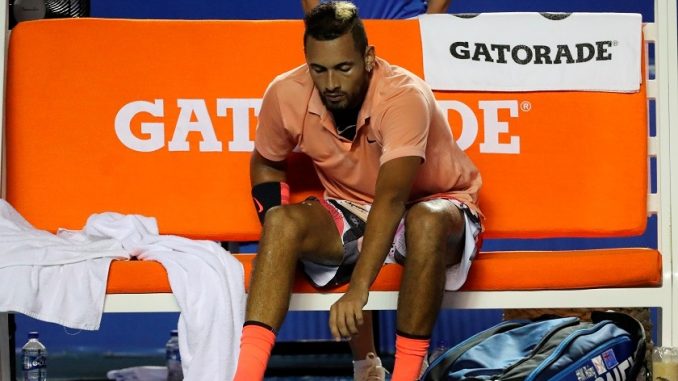 Nick Kyrgios Kyrgios con sarcasmo: "Lo hicimos América. Hemos aplanado la curva"