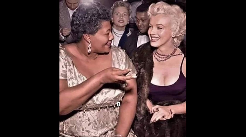 Marilyn Monroe defensora de los afroamericanos