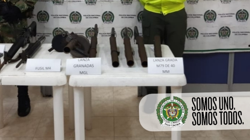 Hallan material de guerra en Chocó