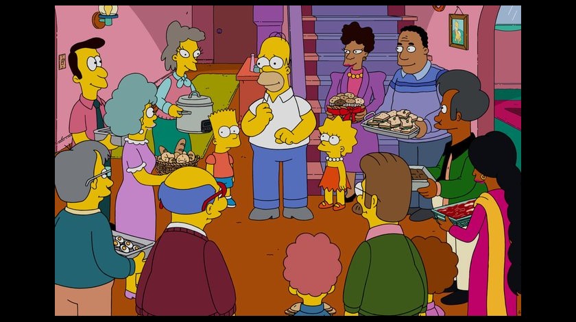 Color a las voces de los Simpson