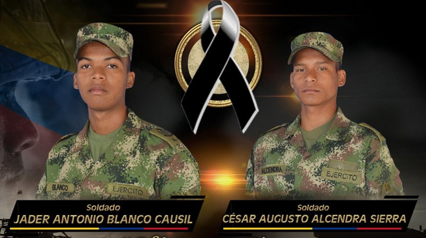 Soldados asesinados en emboscada en Arauca