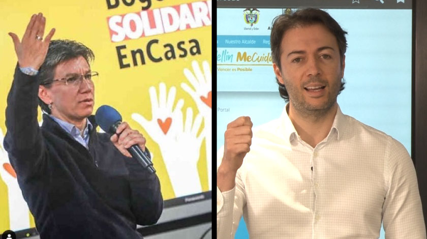 Alcalde Quintero apoya a Claudia López