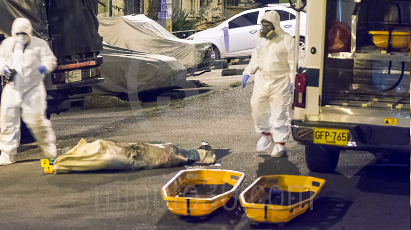EN FOTOS Y VIDEO: Entre costales tiraron a dos muertos por el barrio San Diego 7 SANDIEGO