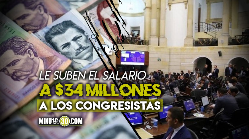 ¿Les parece poquito? En plena pandemia le subirán salario a congresistas de 32 a 34 millones de pesos mensuales