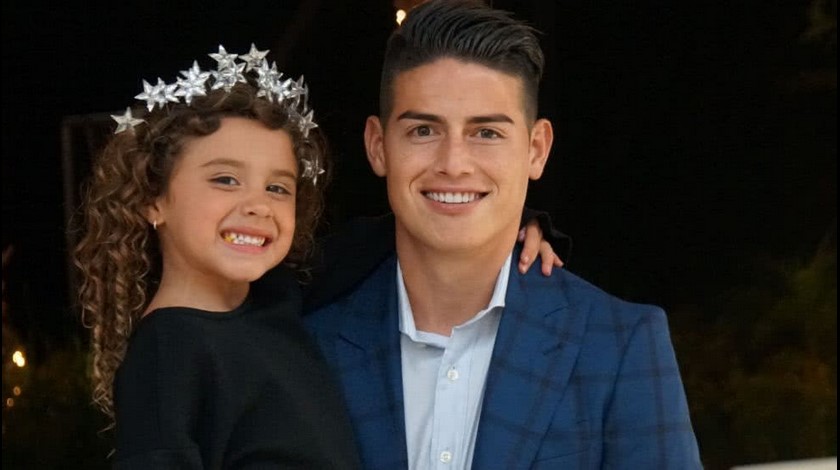 Video: ¿Lo cumplirá? James le prometió dos goles ante Uruguay a su hija Salomé