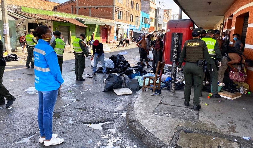 FOTOS Y VIDEO. Tremenda intervención al sector de La Paz en el centro de Medellín