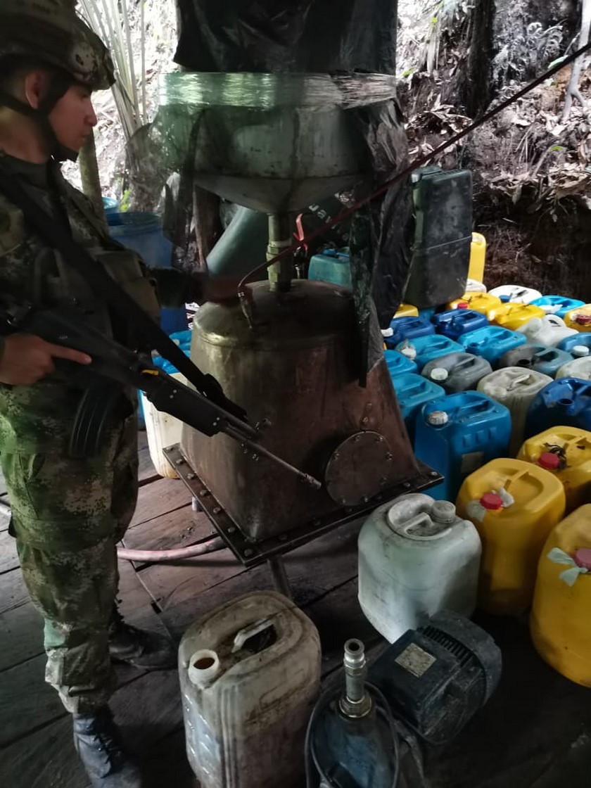 Laboratorio cocaína Los Chatas San Francisco