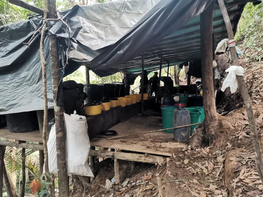 Laboratorio cocaína Los Chatas San Francisco