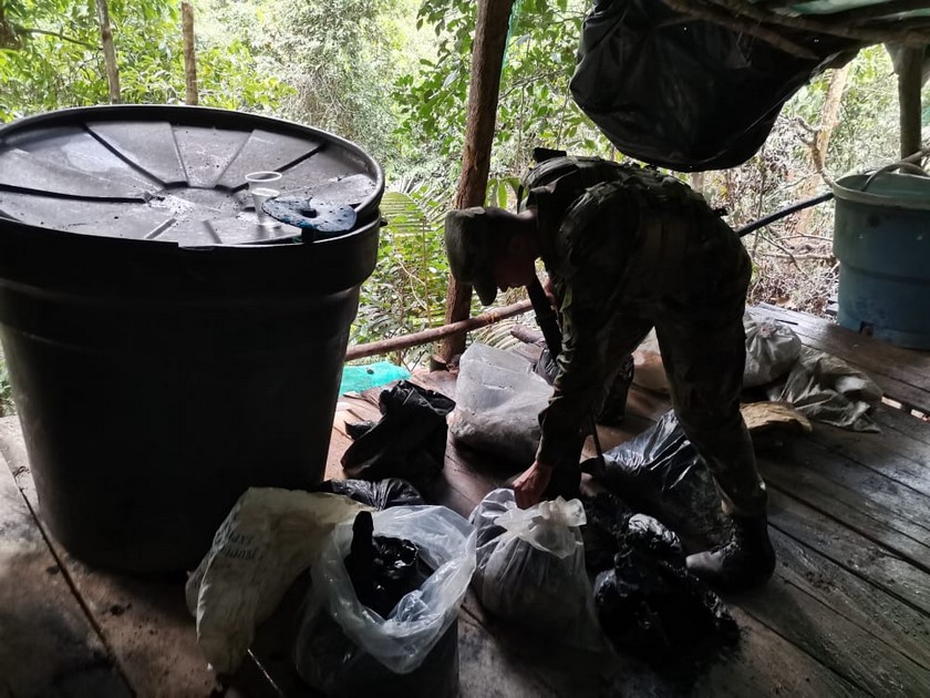 Laboratorio cocaína Los Chatas San Francisco