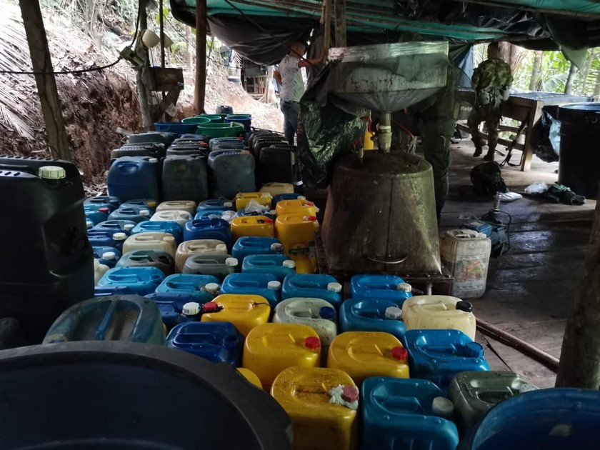 Laboratorio cocaína Los Chatas San Francisco