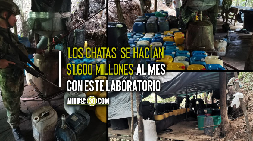 Laboratorio cocaína Los Chatas San Francisco