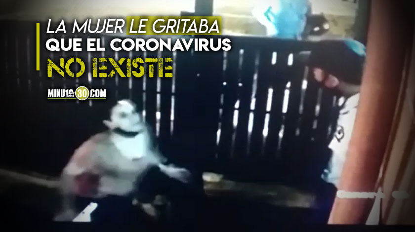 EN VIDEO: ¡Tan alebrestada! En Bello una 'dama' le escupió a vigilante que le exigió el uso de tapabocas 1 Le escupio e insulto a un vigilante que le exigio el uso de tapabocas