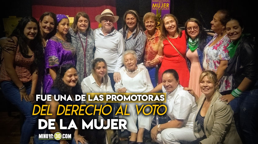A los 90 años falleció Rosita Turizo, representativa defensora de los derechos de las mujeres en Antioquia