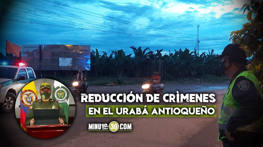 VIDEO: ¡Golpe contra el crimen! Policía Urabá destacó reducción de homicidios, hurtos y extorsiones en esa subregión