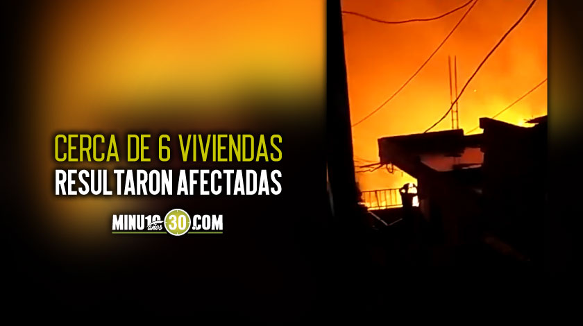 EN VIDEO: ¡De terror! Se estalló una pipeta de gas en el barrio París y se incendiaron varias viviendas