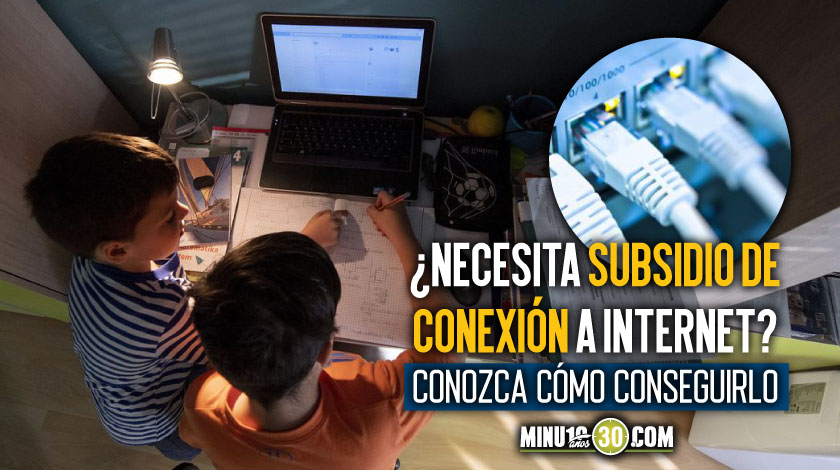 Subsidio conexión internet Medellín