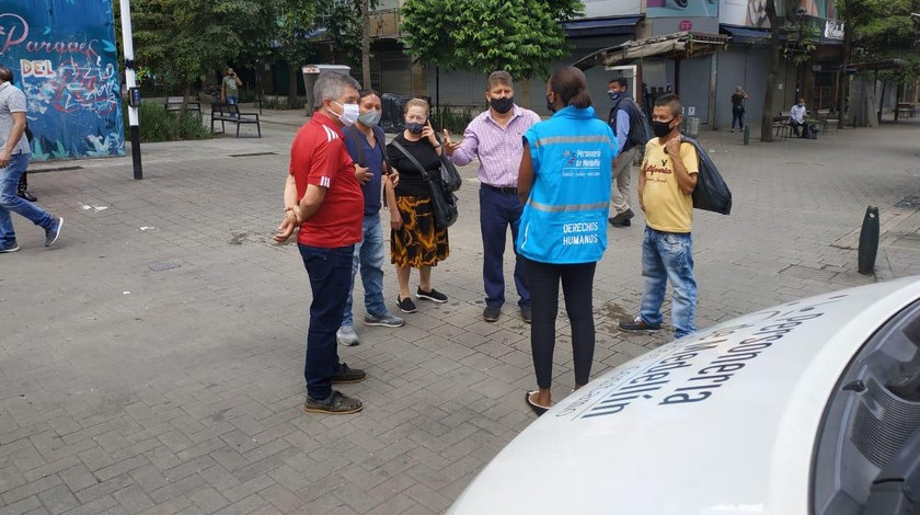 vendedores informales centro