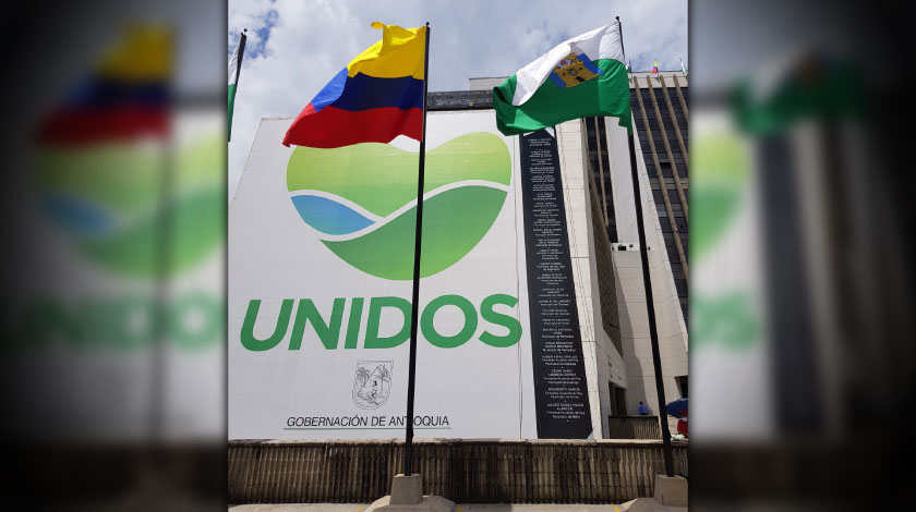 Foto: ¡No se olvidan de ellos! En La Alpujarra pusieron el nombre de los líderes asesinados en Antioquia este año