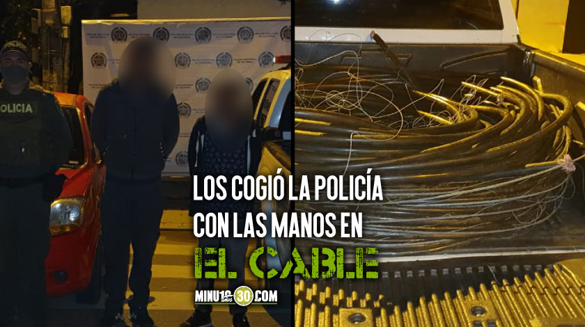 EN VIDEO: ¡Desconectados en Santa Elena! Por culpa de ‘rateros’ que se llevaron el cable del teléfono 1 cable telefónico robado