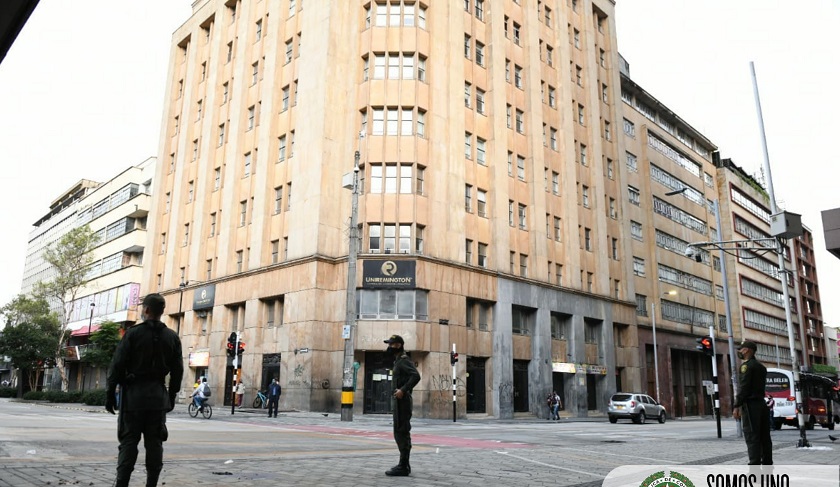 Así luce el centro de Medellín en su primer día de 14 en cuarentena estricta