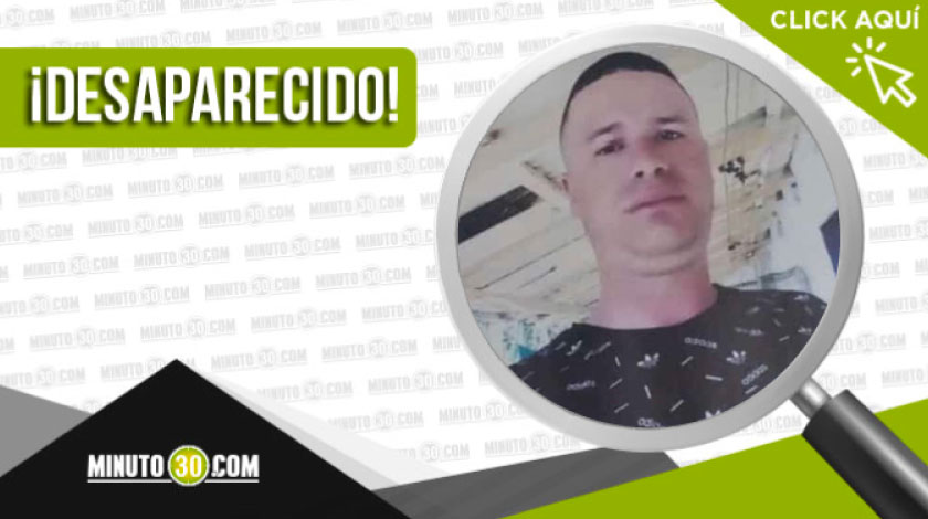 Stiven Ruiz Villa de 31 años está desaparecido