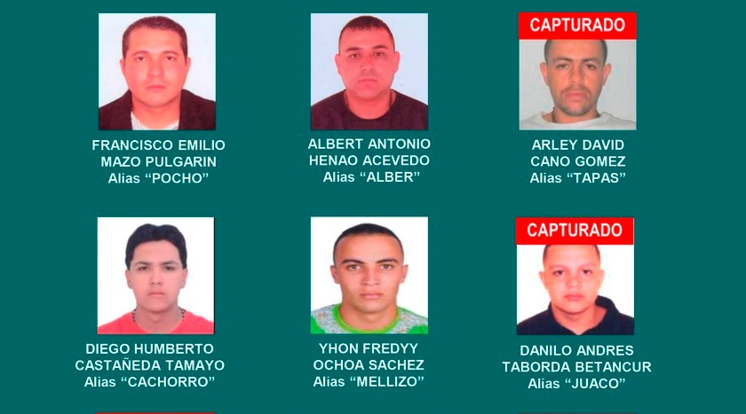 EN FOTO: ¿Conoce alguno? Estos son los criminales más buscados en Bello