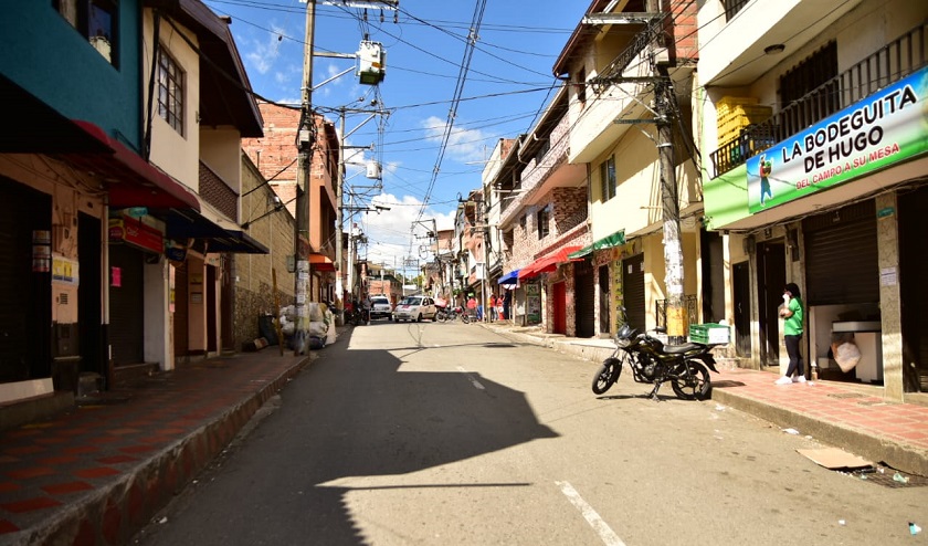 Así lucen las calles de San Cristóbal en plena cuarentena total