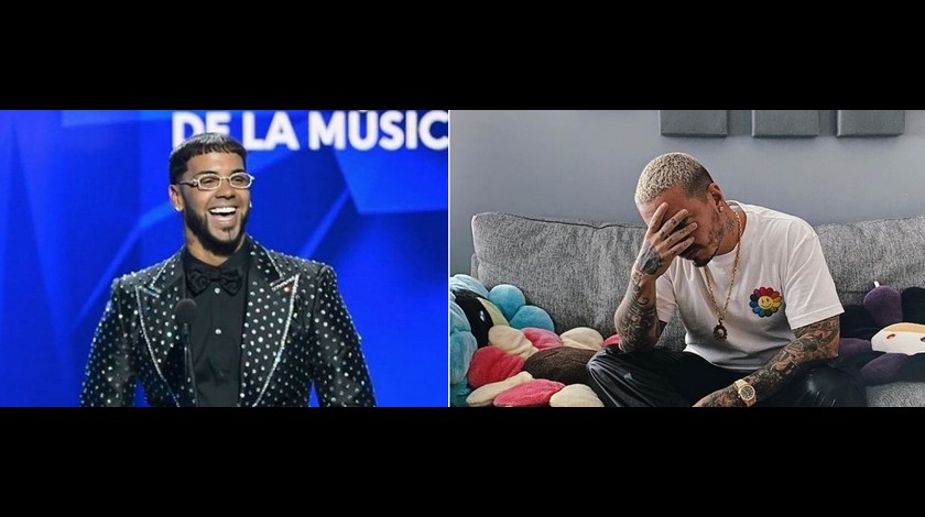 Confunden a Anuel AA con J Balvin