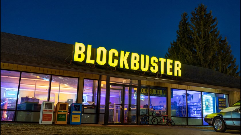 Blockbuster regresó para una promoción