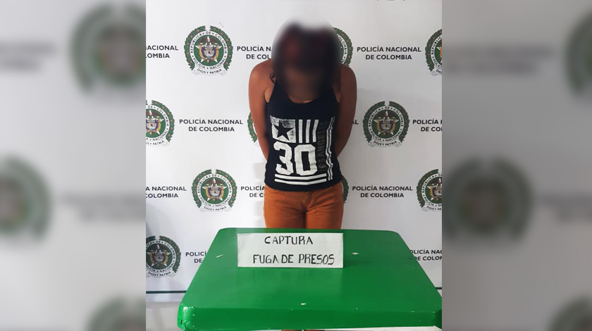 FOTO: Le pidieron papeles en San Cristóbal y descubrieron que se había fugado y tenía orden de captura 1 Capturada en San Cristobal Medellin por fuga de presos