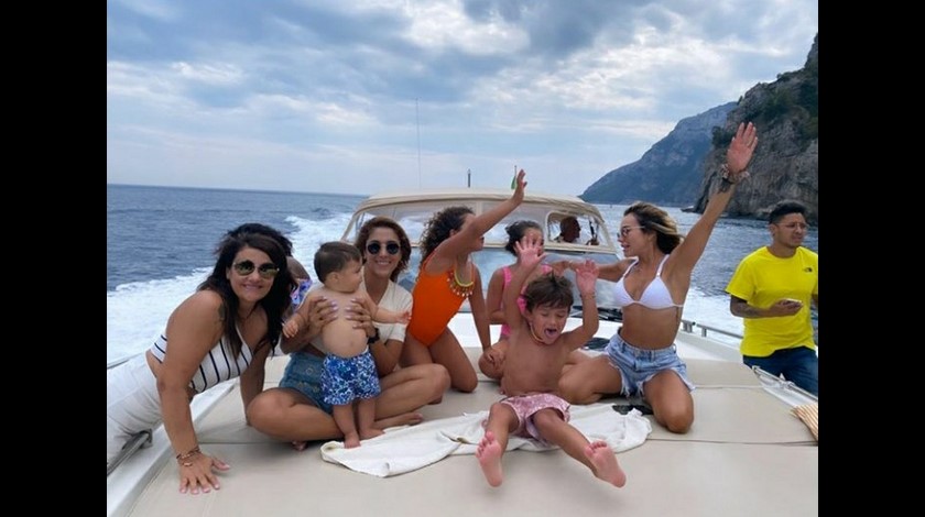 Daniela Ospina y Mamá de James