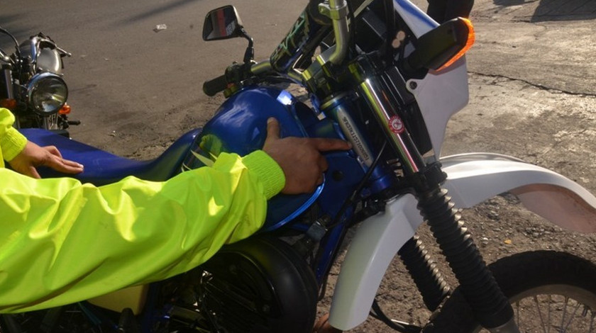 Estas son las placas de las motos recuperadas por las autoridades en el Valle de Aburrá 1 DT moto yamaha ilustrativa robada policia