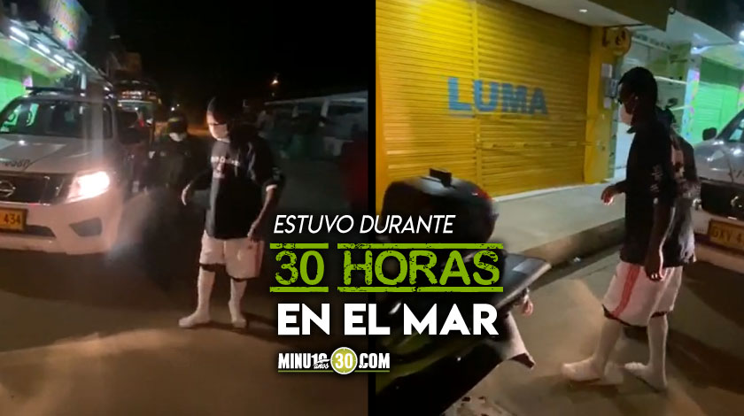 VIDEO: Haitiano estuvo a punto de ahogarse después de que traficantes de personas lo tiraran en aguas del Urabá